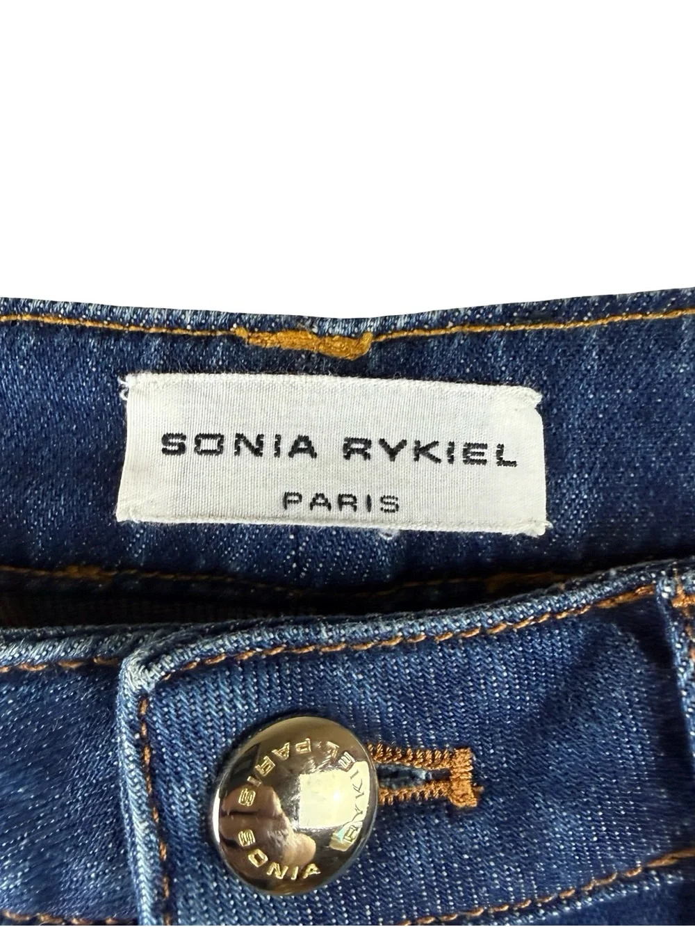 Sonia Rykiel Womens Fringe Hem Boot Cut Jeans Size 38 or 6